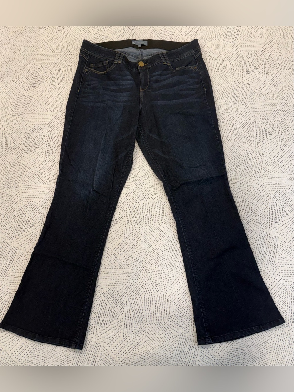Wit & Wisdom Dark Indigo Flare Jeans